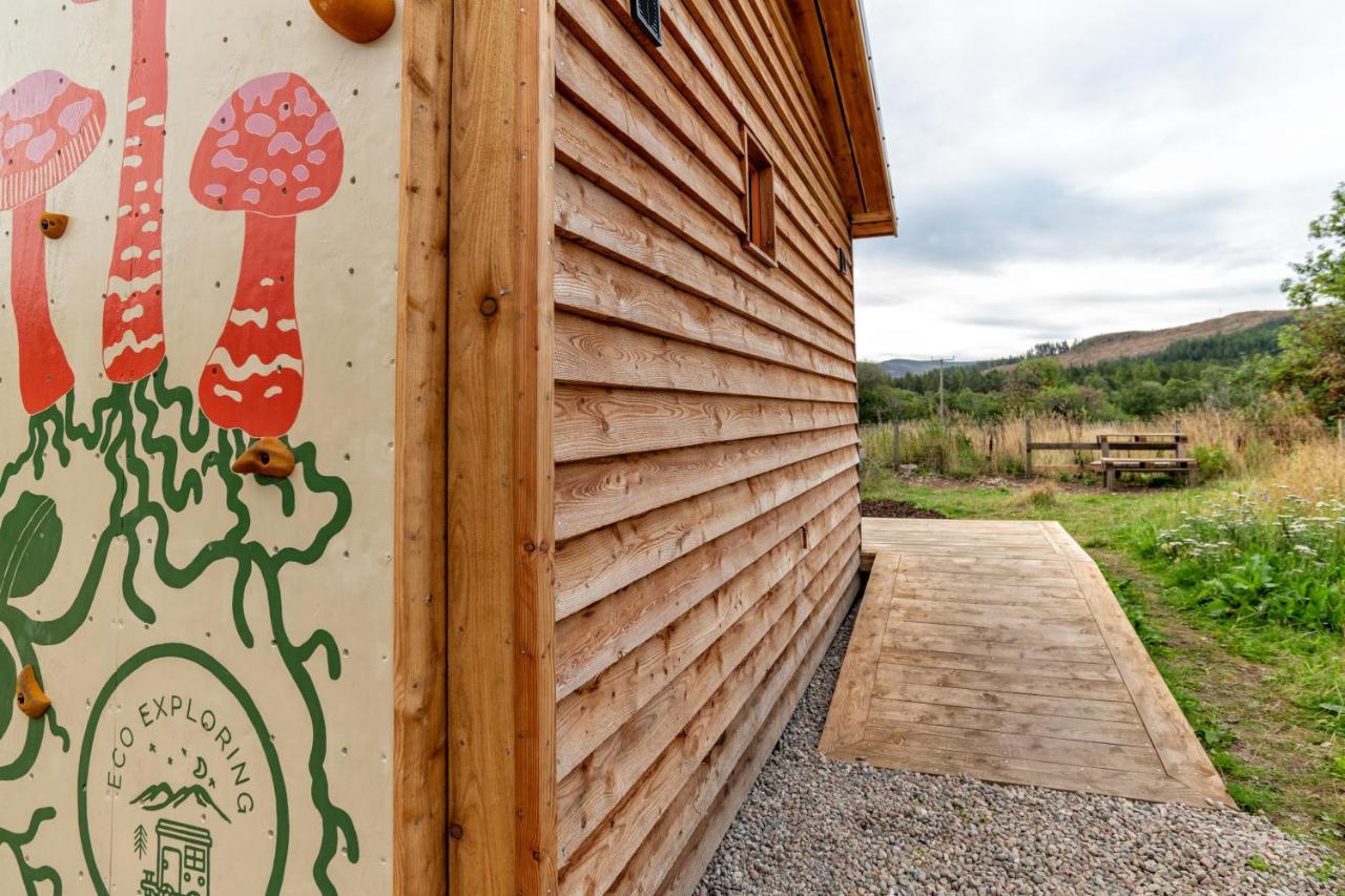 Alba - Charming Boutique Forest View Cabin With Hot Tub In Ballater Εξωτερικό φωτογραφία